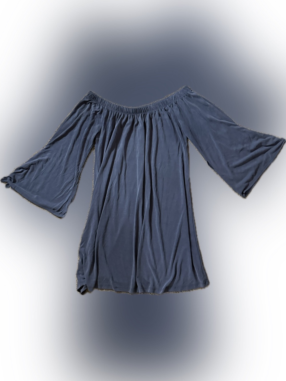 Active USA Off-the-Shoulder Navy Top